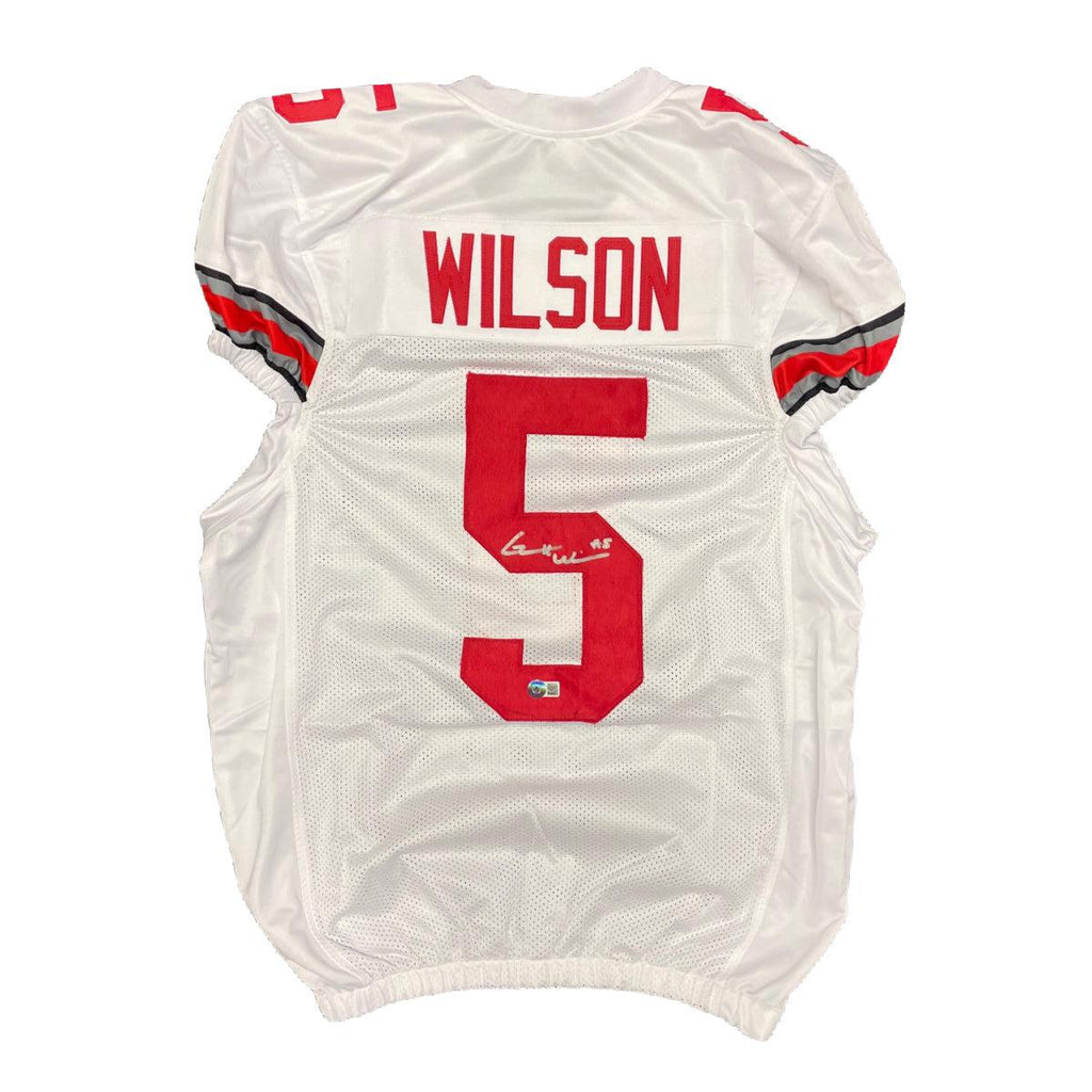 Garrett Wilson Autographed Custom Ohio State Jersey Signed BAS COA R –  Zobie Productions