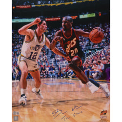 Image of Gary Payton Signed 16x20 Photo Seattle Supersonics Autographed BAS COA