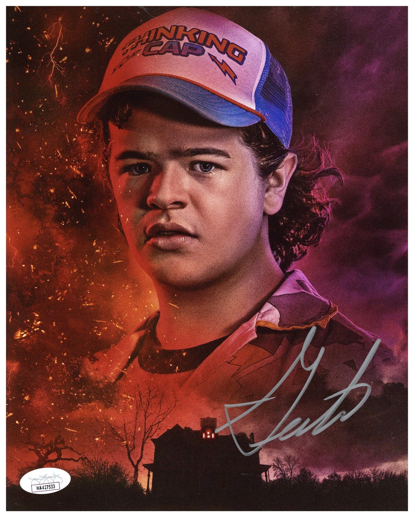 Gaten Matarazzo Signed 8x10 Photo Stranger Things Dustin Autographed JSA COA #1