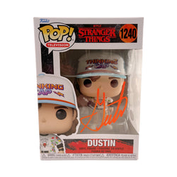 Image of Gaten Matarazzo Signed Funko Pop Stranger Things Dustin Autographed JSA COA O