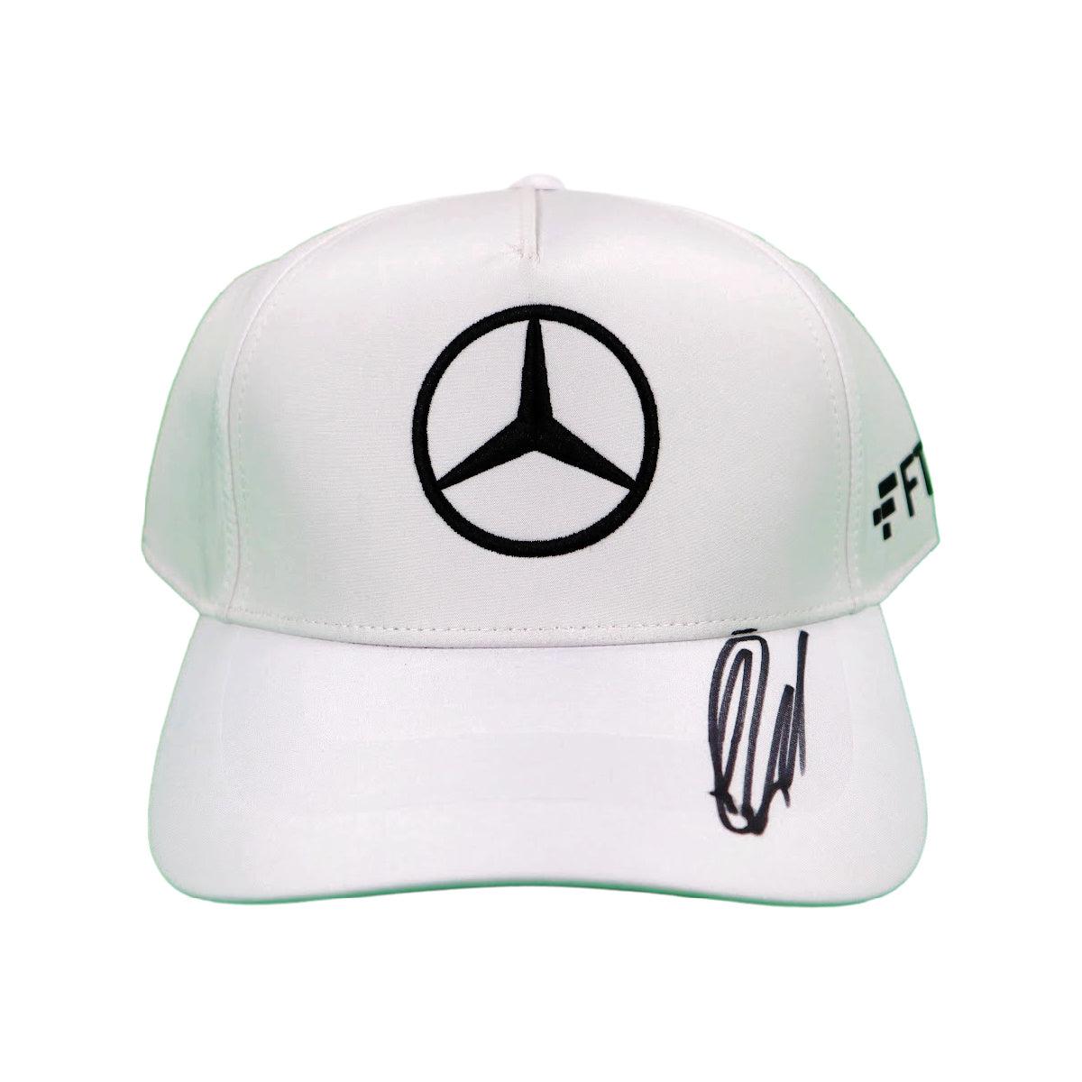 George Russell Signed Mercedes F1 Hat Autographed JSA COA 2