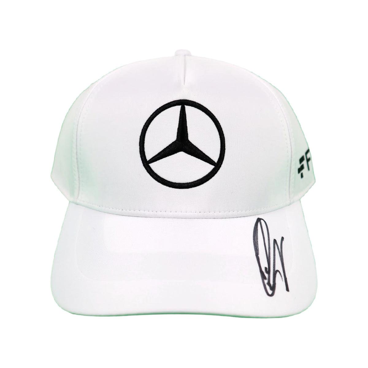 George Russell Signed Mercedes F1 Hat Autographed JSA COA