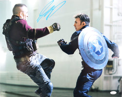 Image of Georges St. Pierre Signed 16X20 Photo Captain America Autographed JSA COA