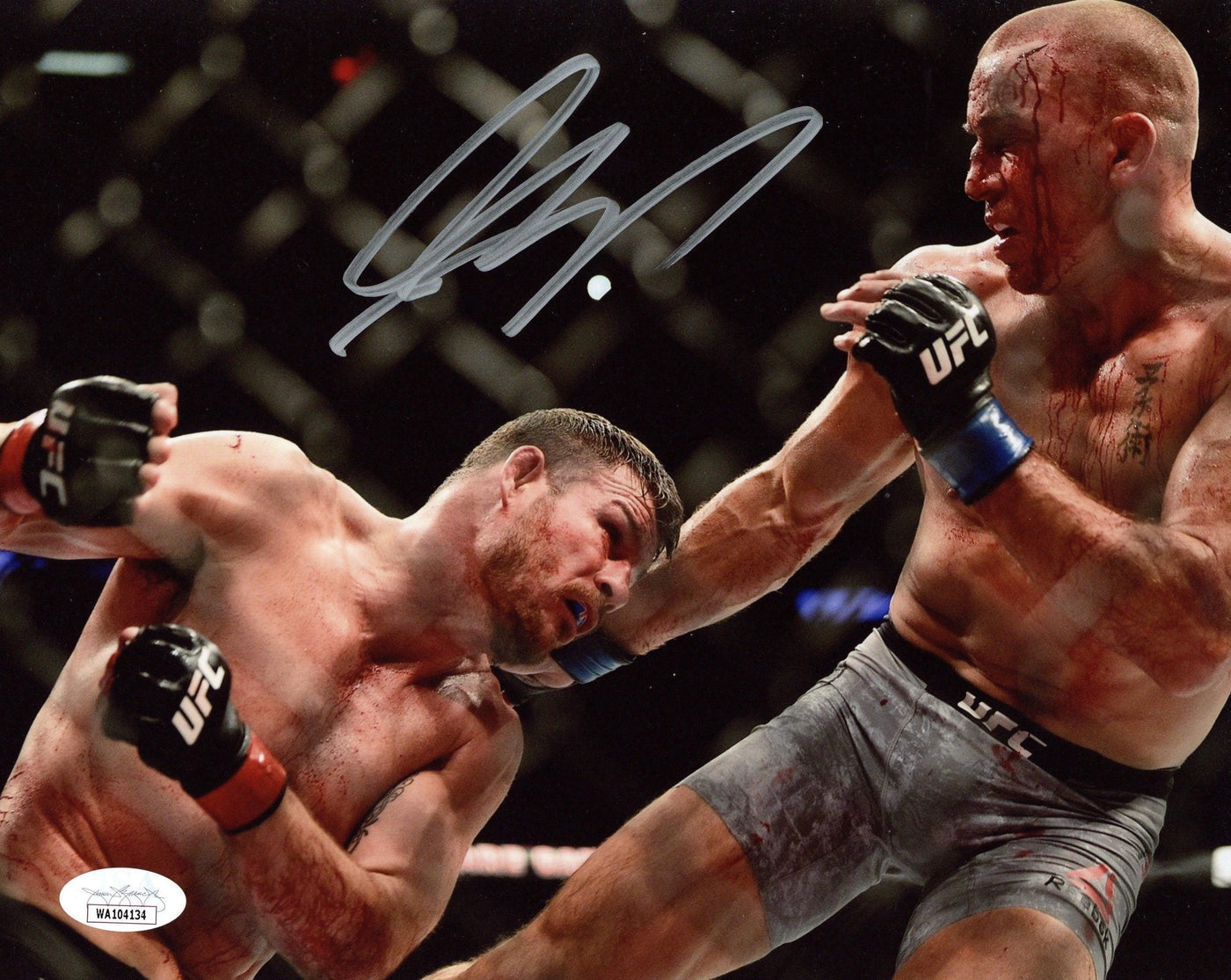 Georges St. Pierre Signed 8x10 Photo UFC GSP Autographed JSA COA 4
