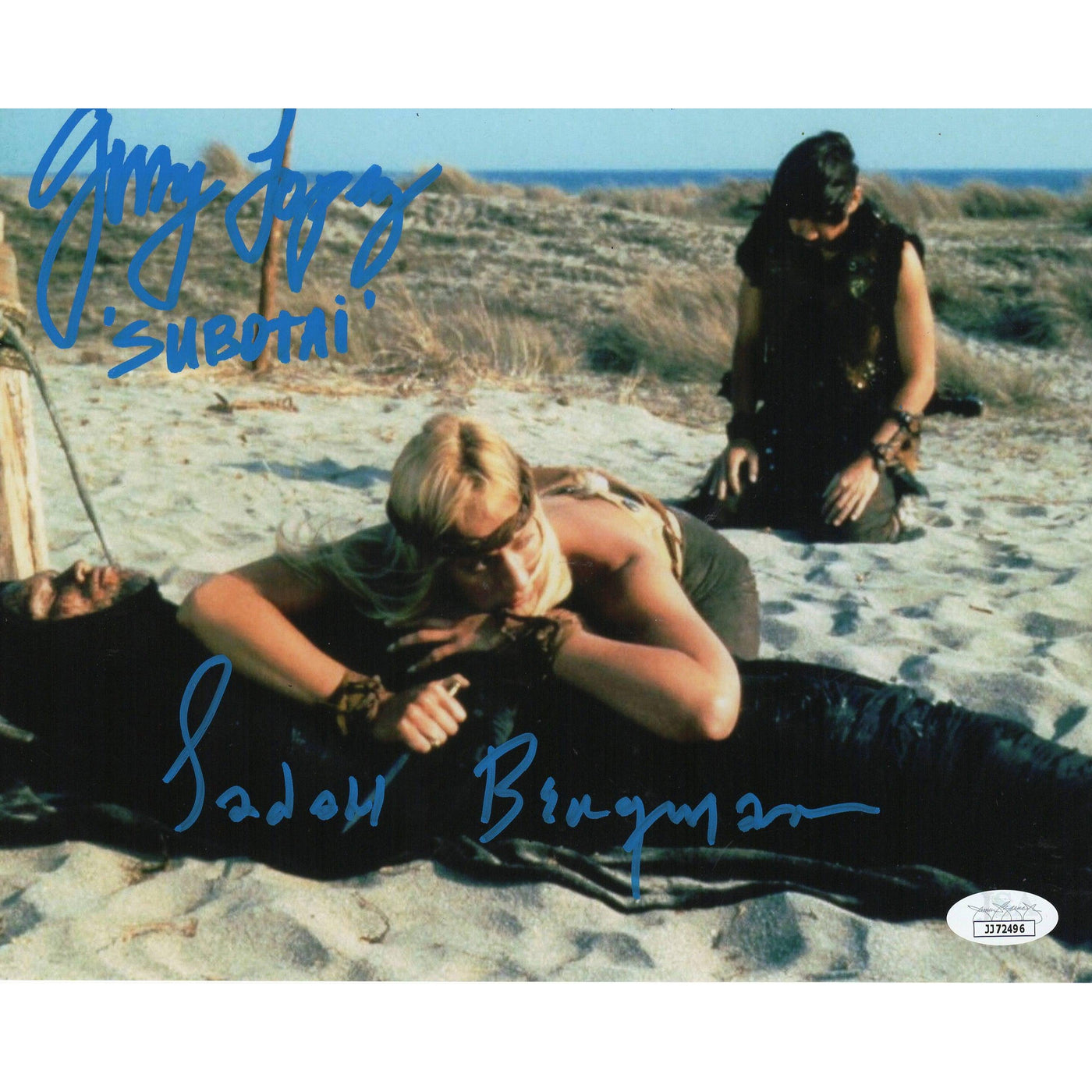 Gerry Lopez and Sandahl Bergman Autograph 8x10 Photo Conan the Barbarian Signed JSA COA