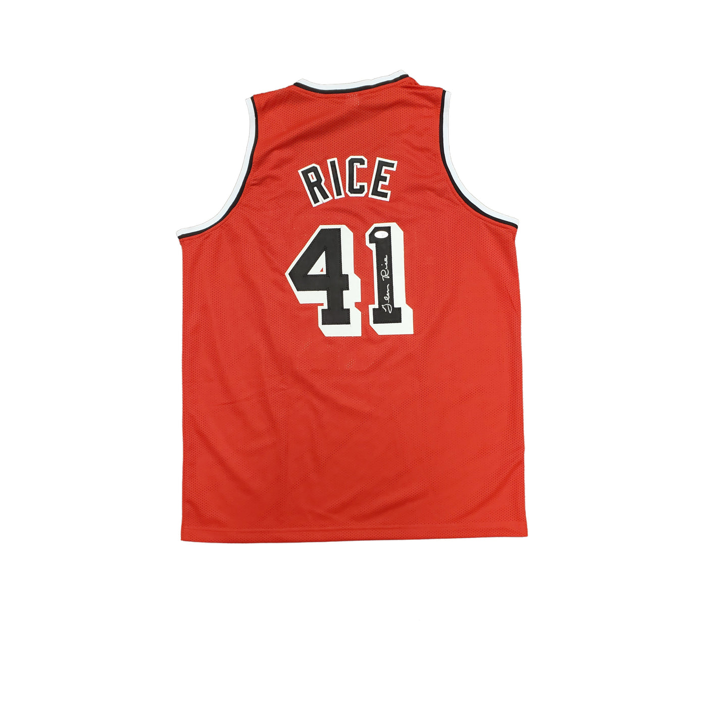 Glen Rice Autographed Custom G-Money Miami Heat Jersey Basketball JSA COA