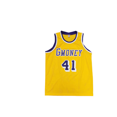 Glen Rice Autographed Custom Lakers Jersey Basketball JSA COA