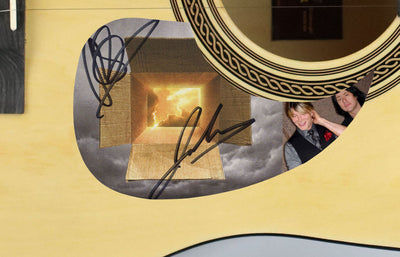 Goo Goo Dolls Autographed Signed Acoustic Guitar Boxes ACOA