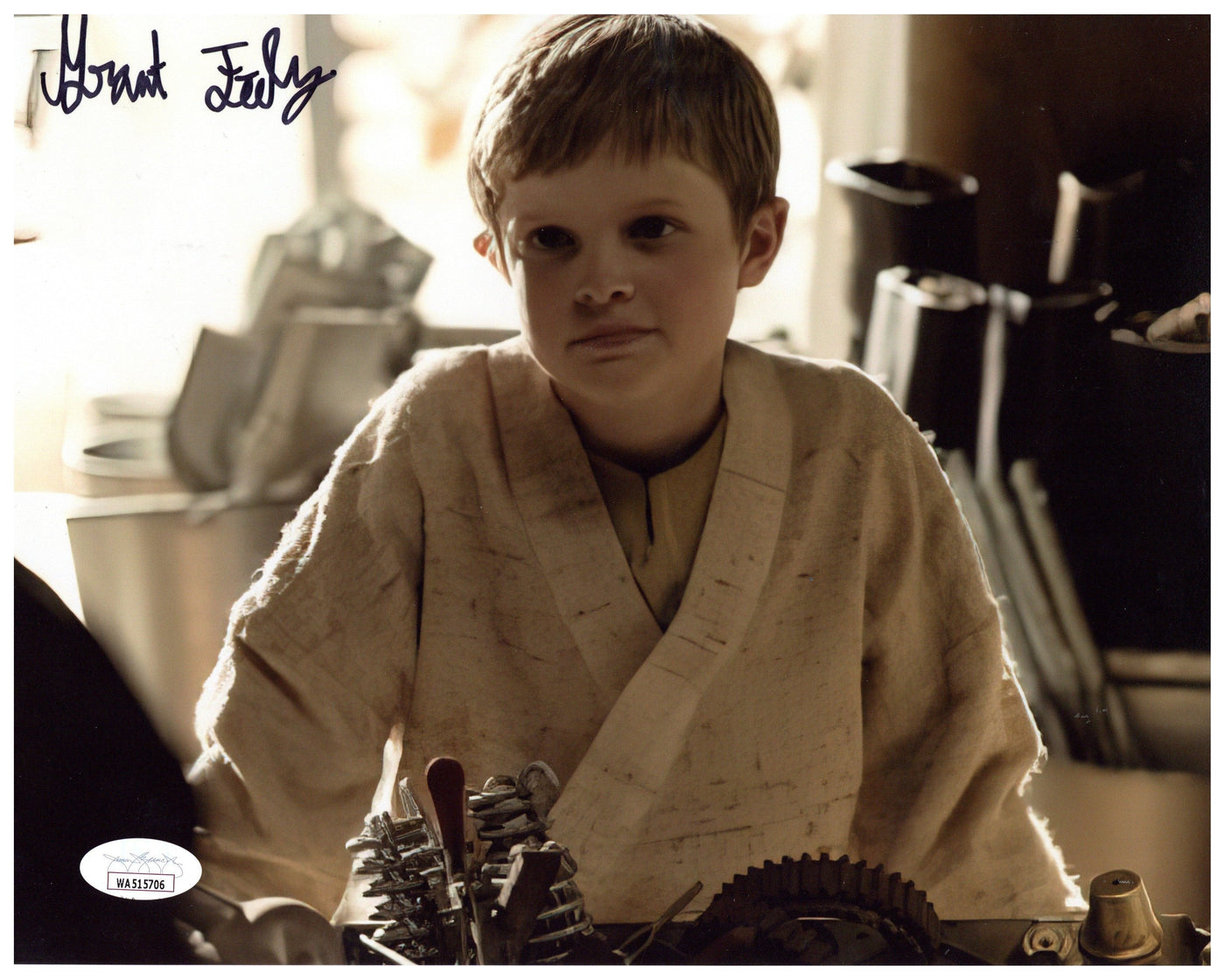 Grant Feely Signed 8x10 Photo Star Wars Obi-Wan-Kenobi Autographed JSA COA