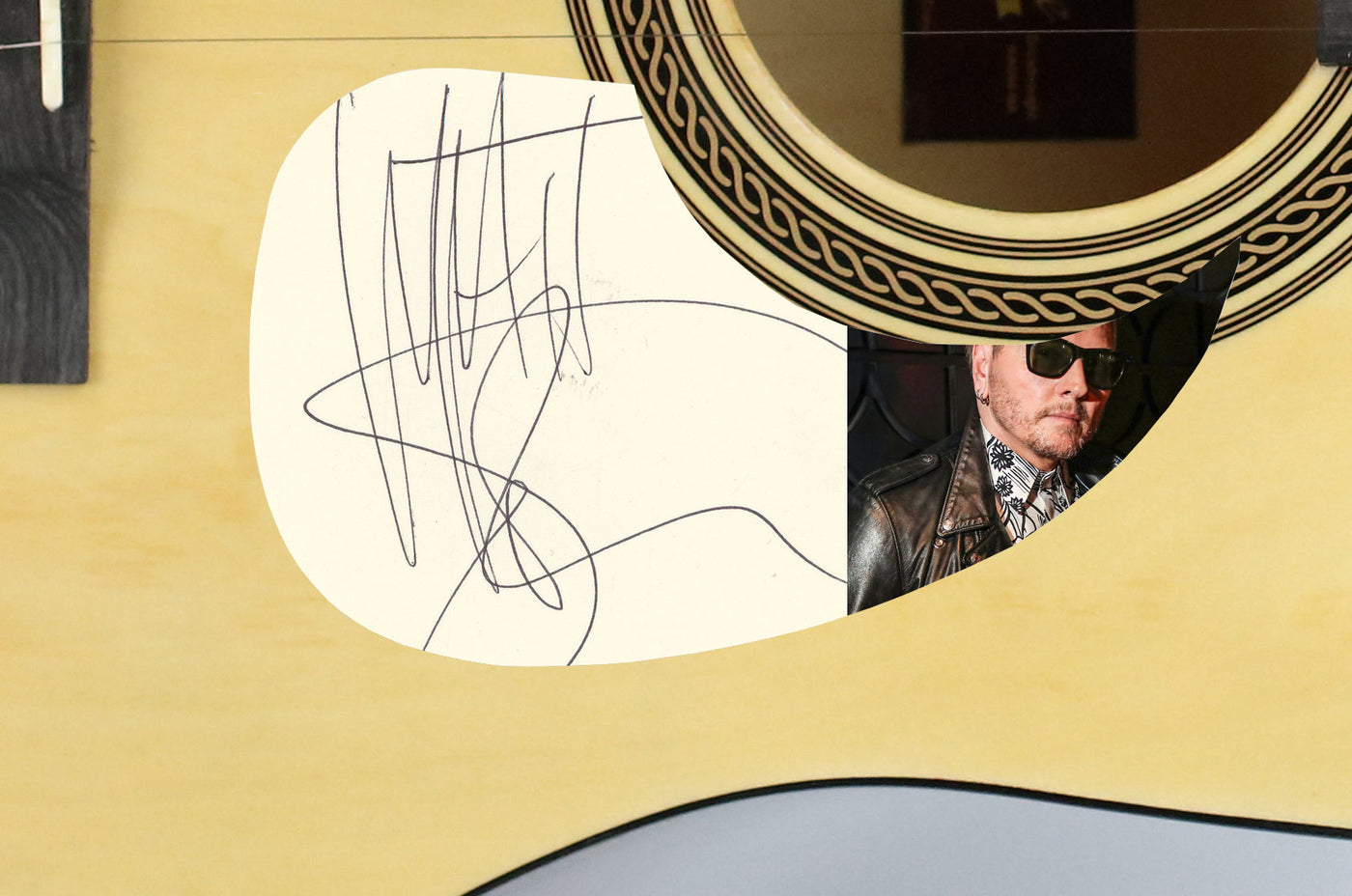 Guns N' Roses Matt Sorum Autographed Acoustic Guitar Velvet Underground ACOA