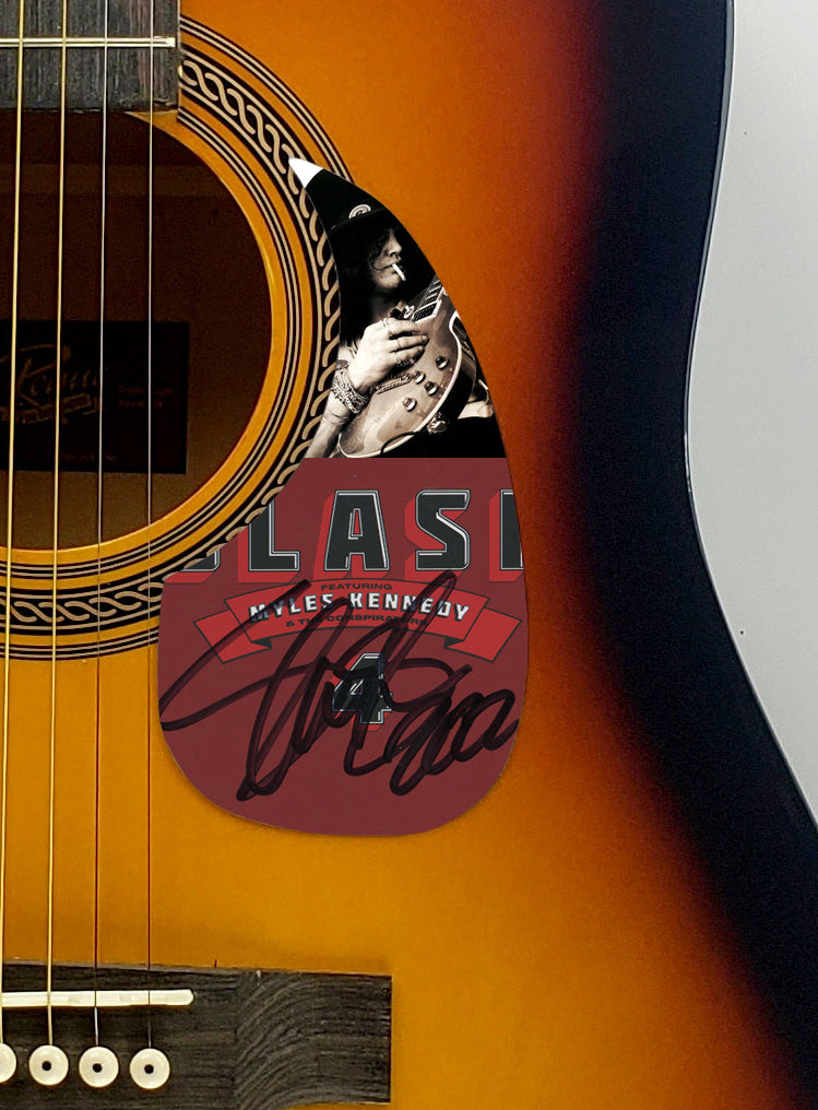 Guns N' Roses Slash Autographed Signed Acoustic Guitar Sunburst ACOA ...
