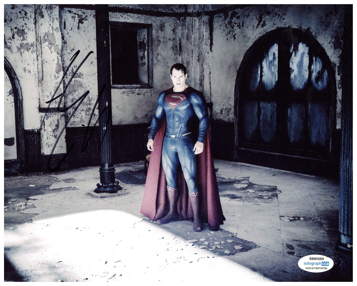 HENRY CAVILL SIGNED 8X10 PHOTO DC SUPERMAN AUTOGRAPHED ACOA 5