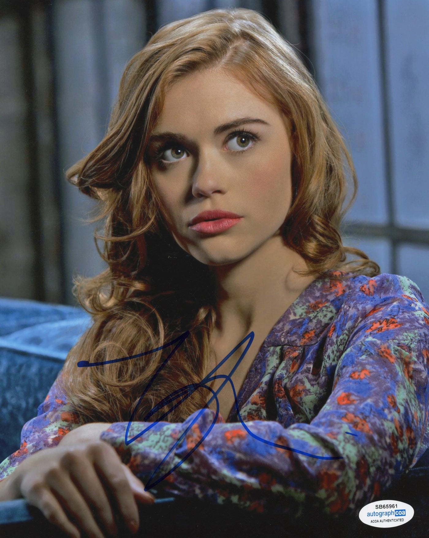 HOLLAND RODEN SIGNED 8X10 PHOTO TEEN WOLF AUTOGRAPHED ACOA #5
