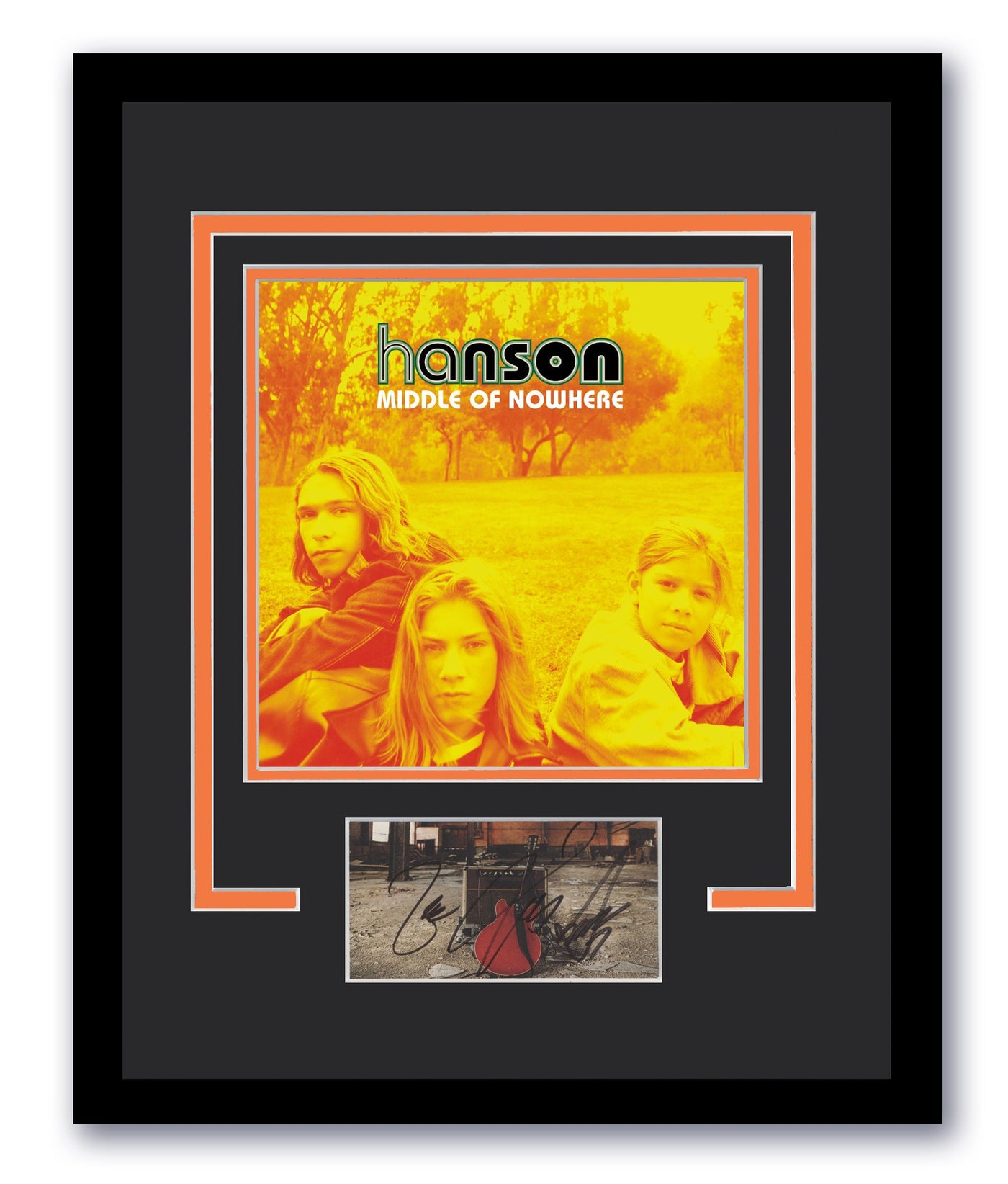 Hanson Autographed Signed 11x14 Custom Framed Photo Middle Of Nowhere ACOA