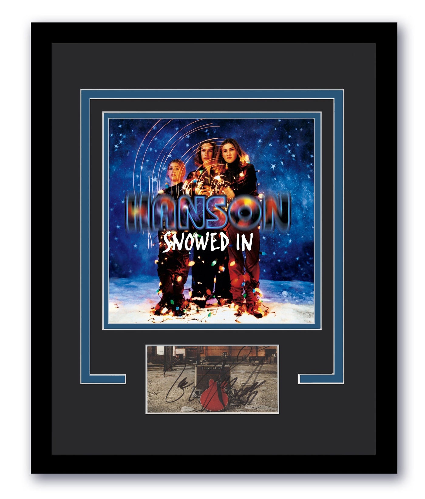 Hanson Autographed Signed 11x14 Custom Framed Photo Snowed In Christmas ACOA