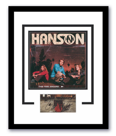 Hanson Autographed Signed 11x14 Custom Framed Photo This Time Around ACOA