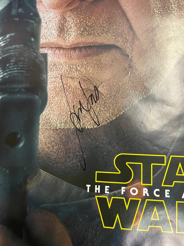 Harrison Ford Signed FS Star Wars Poster Autographed JSA COA
