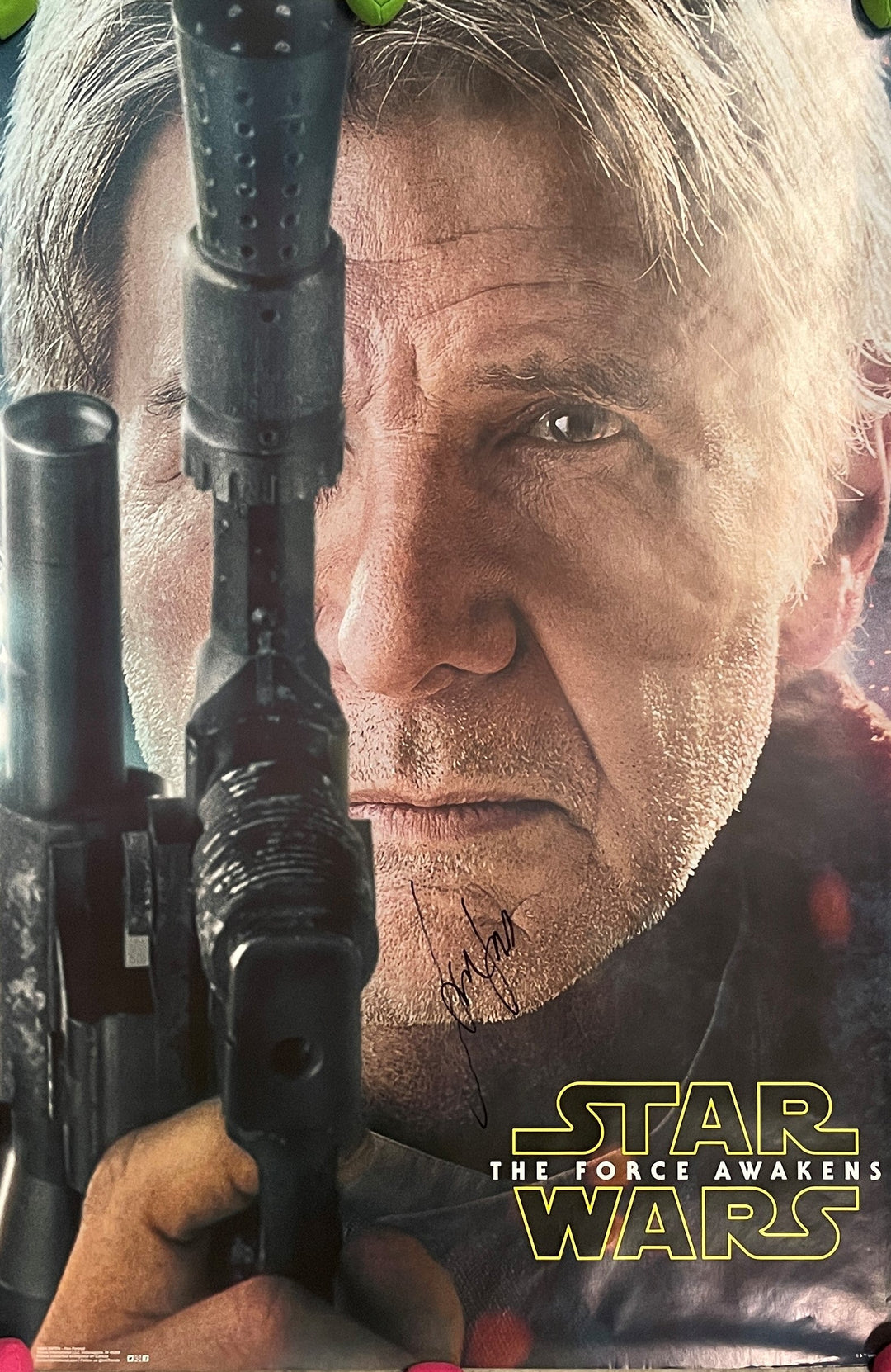 Harrison Ford Signed FS Star Wars Poster Autographed JSA COA