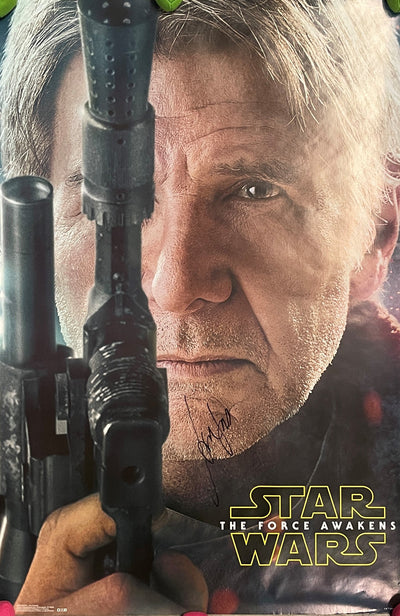 Harrison Ford Signed FS Star Wars Poster Autographed JSA COA