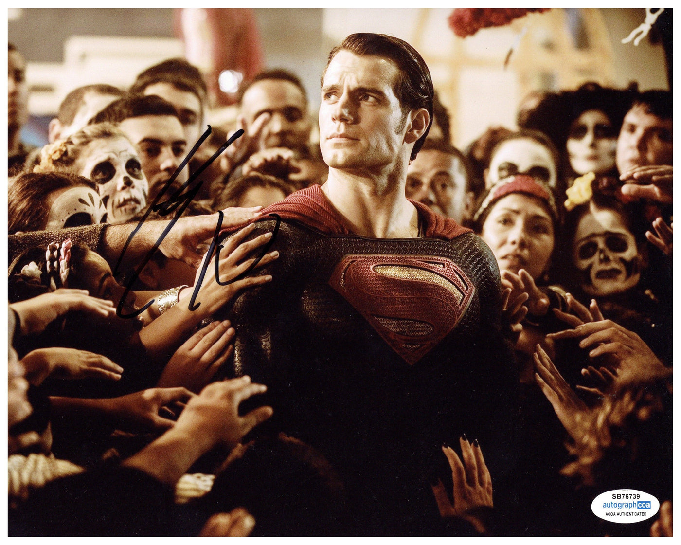 Henry Cavill Signed 8x10 Photo DC Superman Autographed ACOA 2