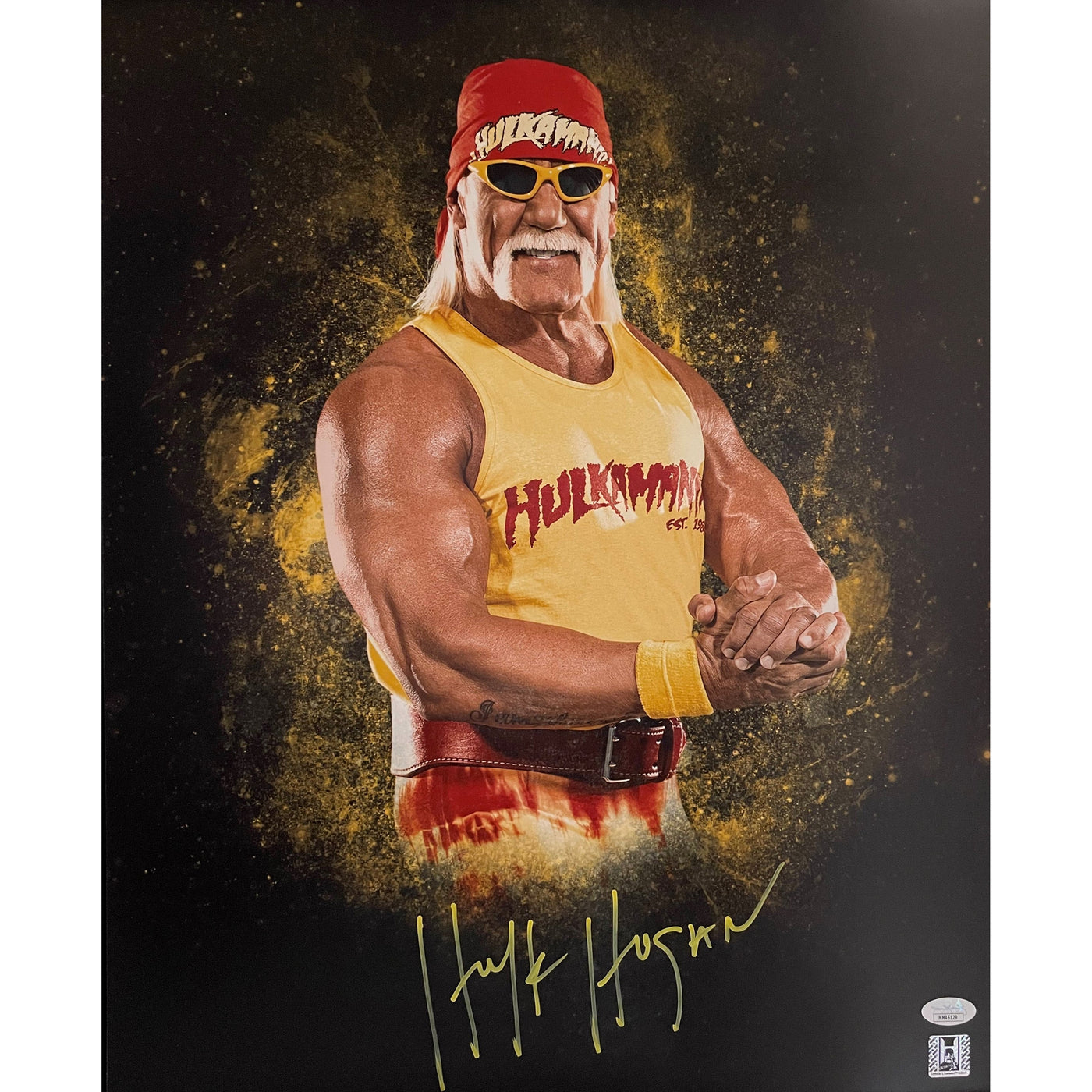 Hulk Hogan Autograph 16x20 Photo WWE HOF Signed JSA COA