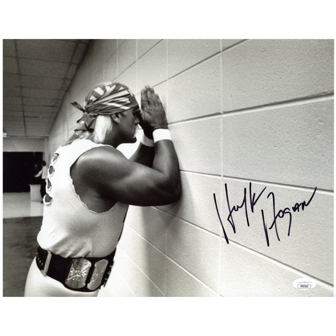Hulk Hogan Signed 11x14 Photo WWE HOF Legend Autographed JSA COA