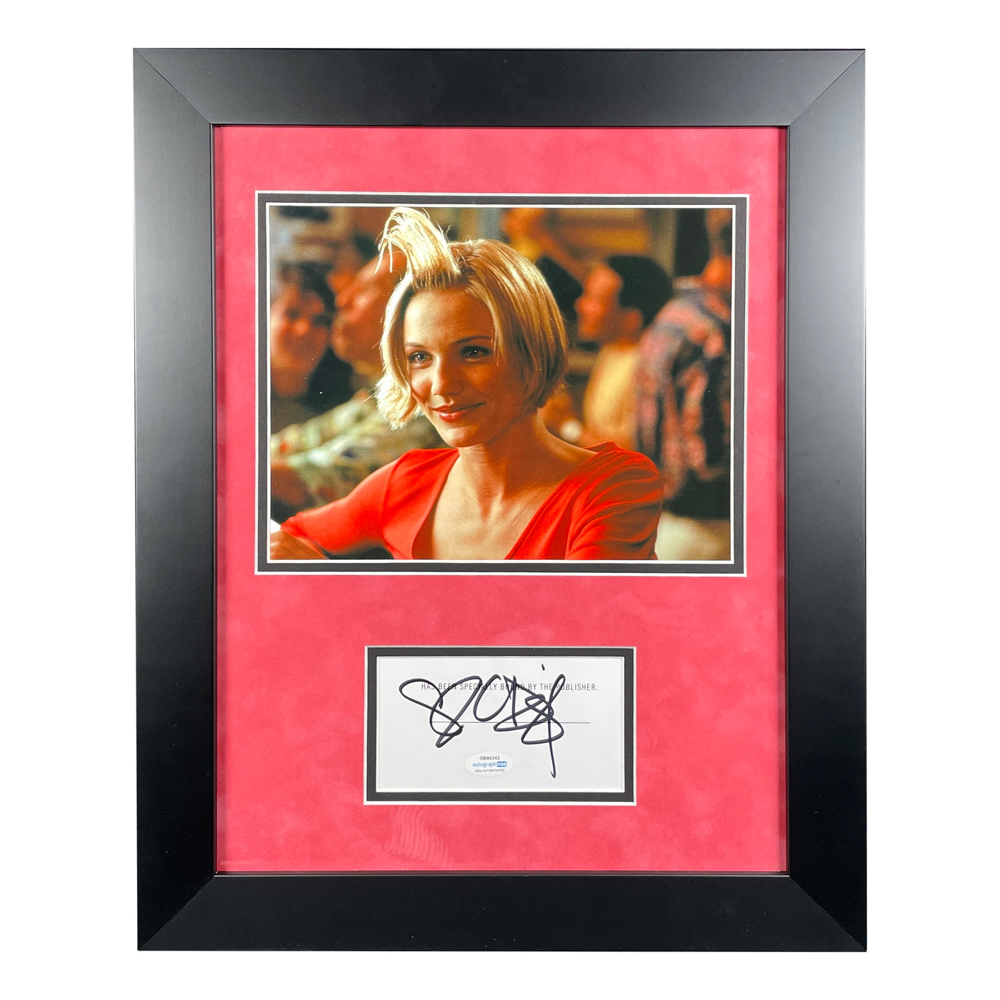 Cameron Diaz Signed Cut Custom Framed 12x16 There's Something about Mary ACOA