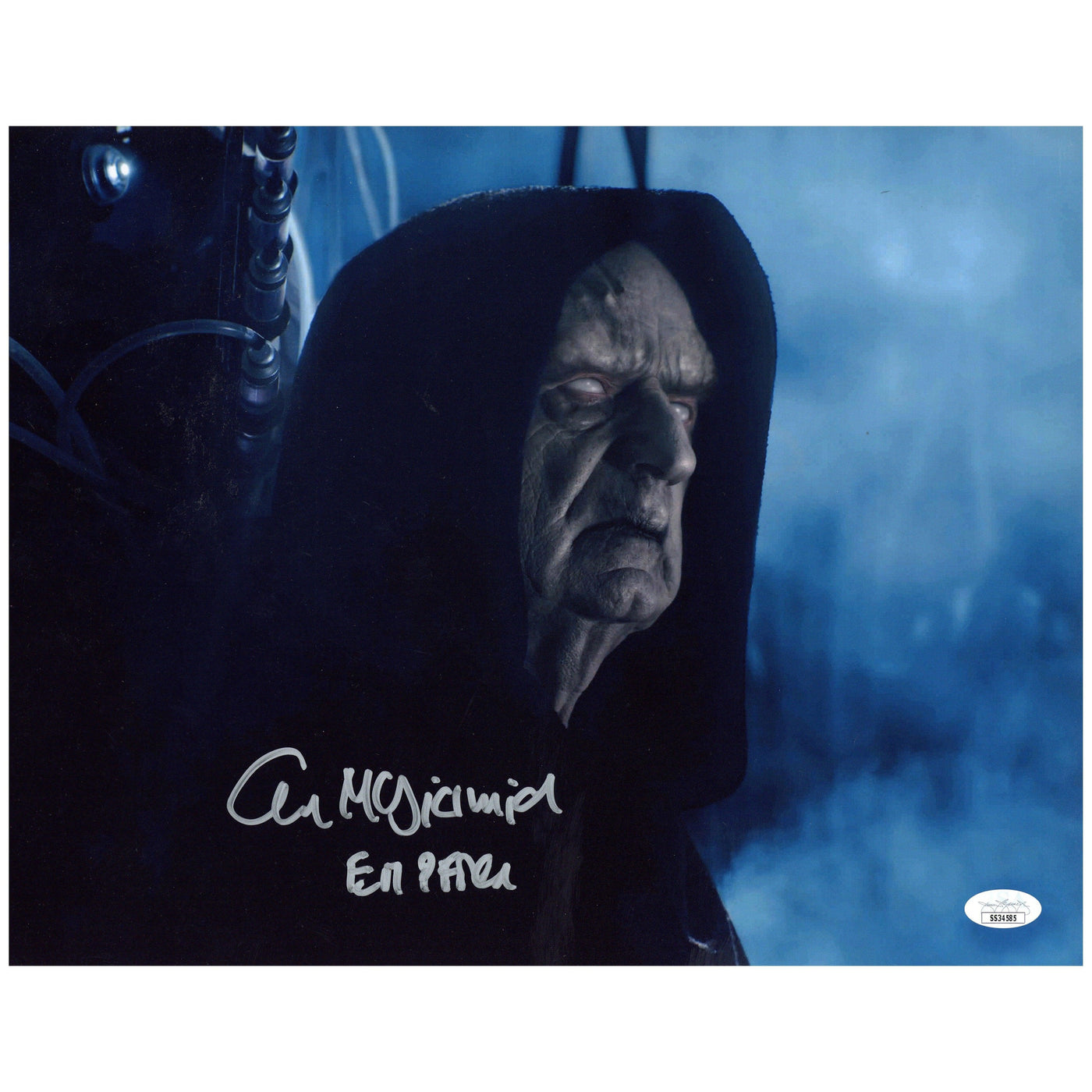 Ian McDiarmid Signed 11x14 Photo Star Wars Emperor Autographed JSA COA 3