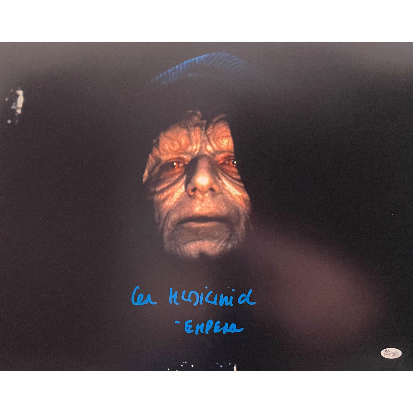 Ian Mcdiarmid Signed 16x20 Photo Star Wars Emperor Autographed JSA COA 10