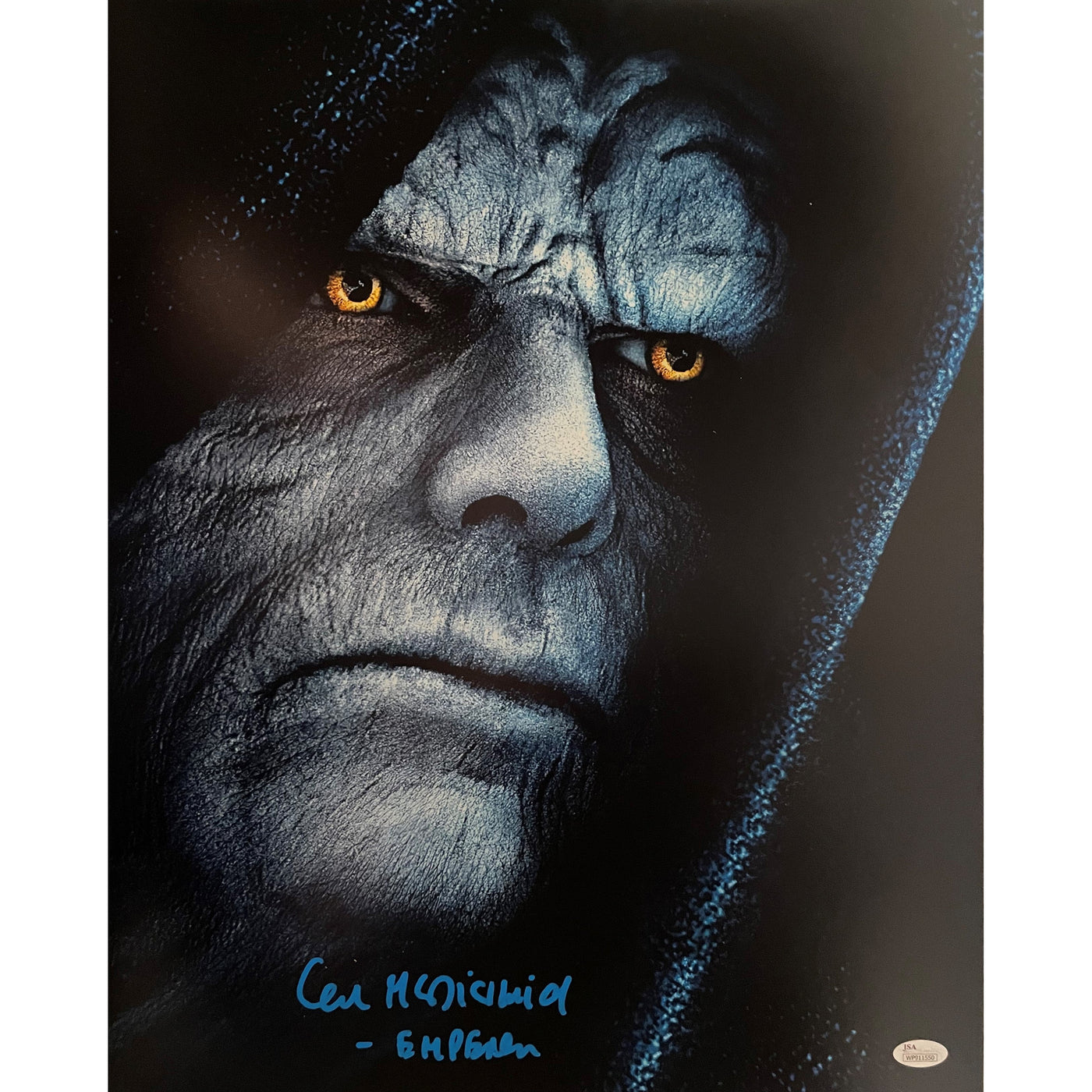 Ian Mcdiarmid Signed 16x20 Photo Star Wars Emperor Autographed JSA COA 4