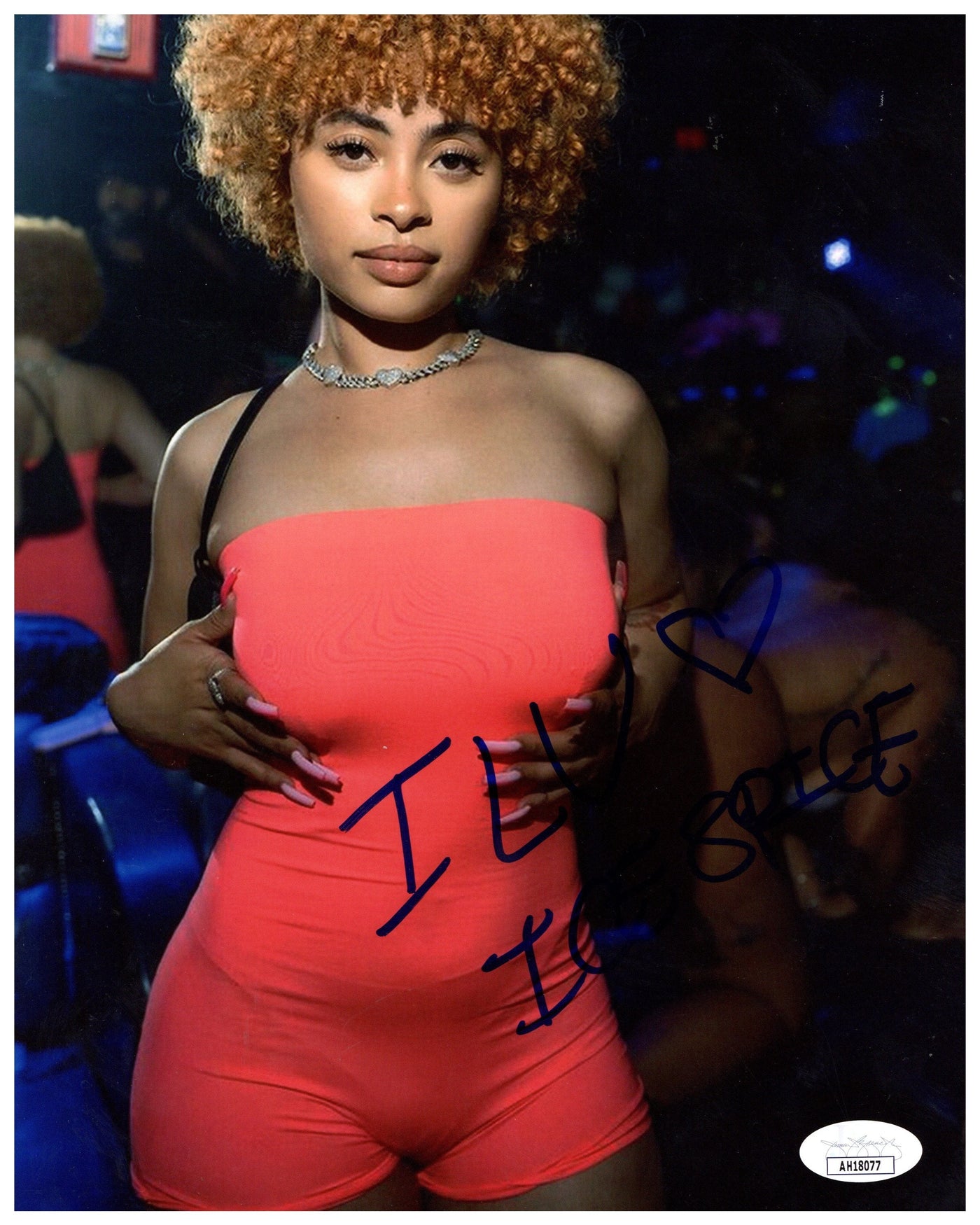 Ice Spice Signed 8x10 Photo Hip Hop Artist Autographed JSA COA #2