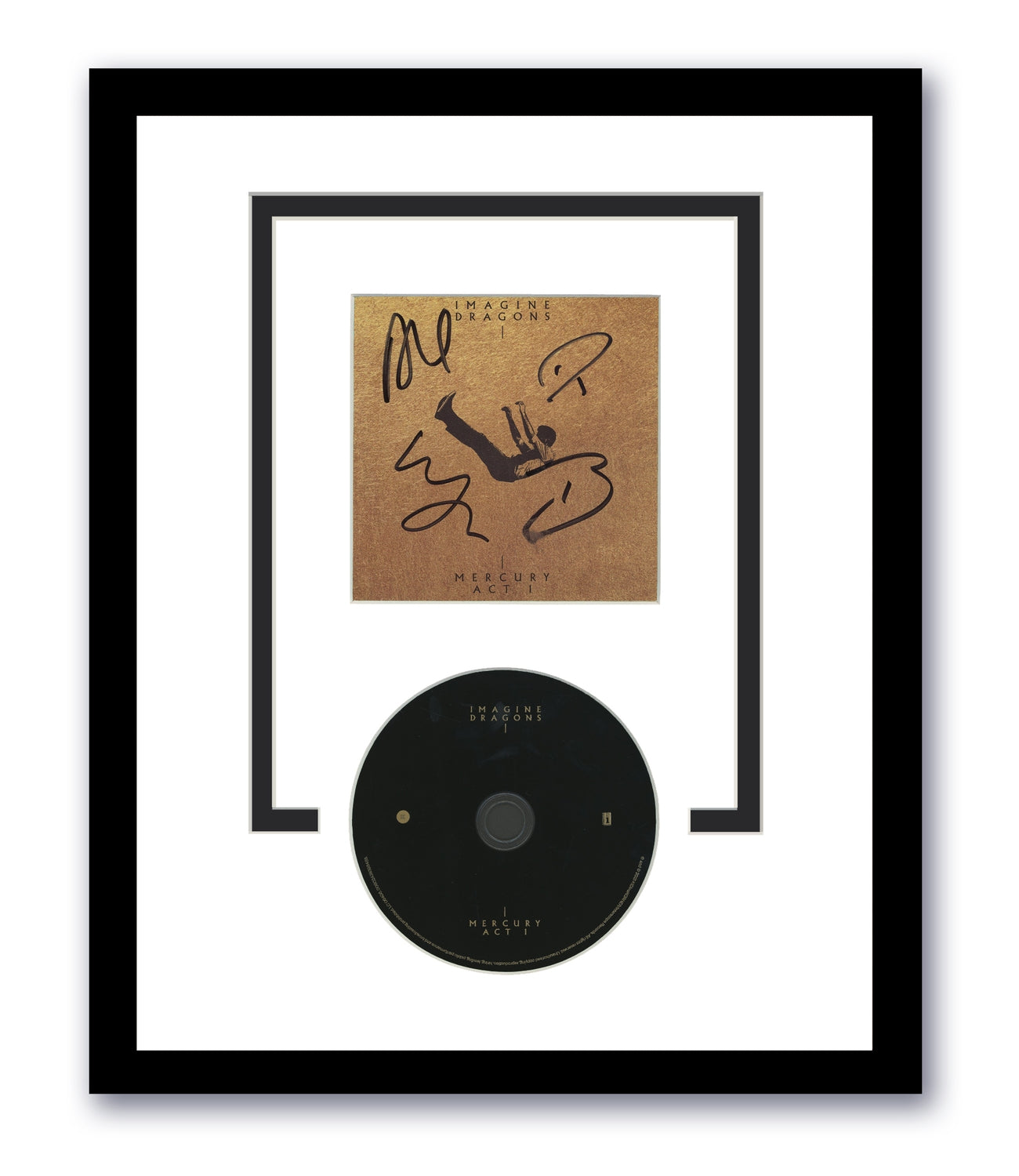 Imagine Dragons Autographed Signed 11x14 Custom Framed CD Mercury Act I ACOA 2