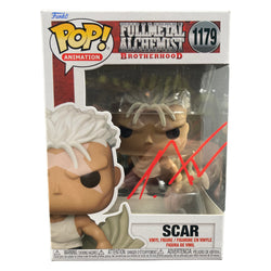 Image of J Michael Tatum Signed Funko POP Full Metal Alchemist Scar Autographed JSA COA