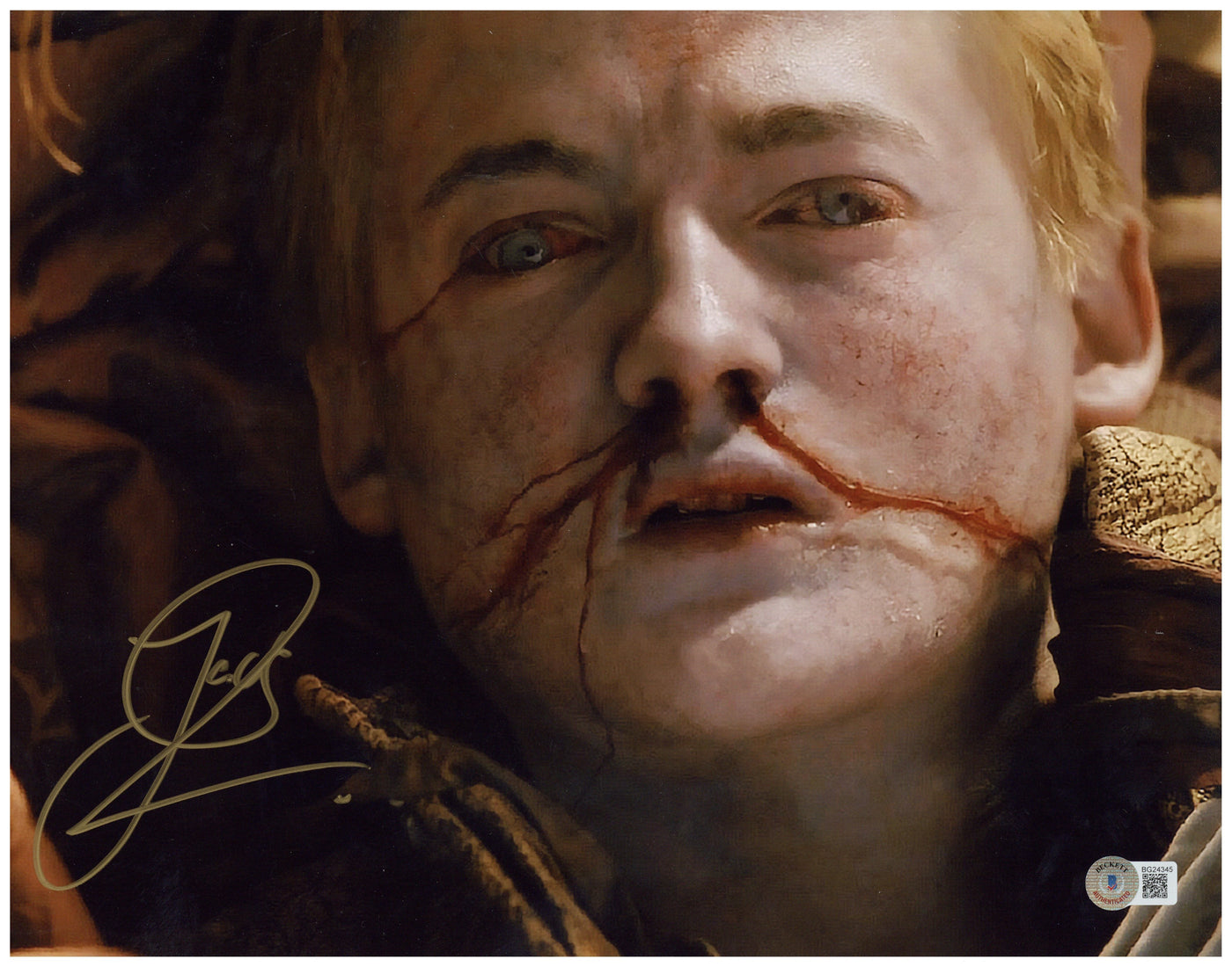 JACK GLEESON SIGNED 11X14 PHOTO GAME OF THRONES JOFFREY AUTOGRAPHED BAS #2