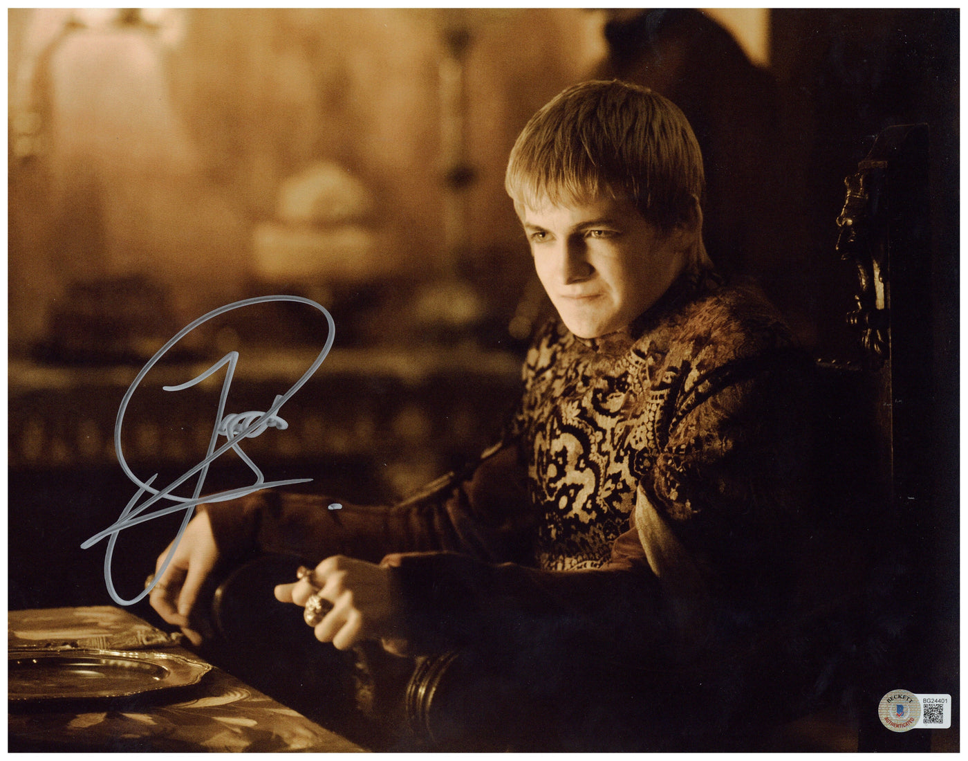 JACK GLEESON SIGNED 11X14 PHOTO GAME OF THRONES JOFFREY AUTOGRAPHED BAS #3