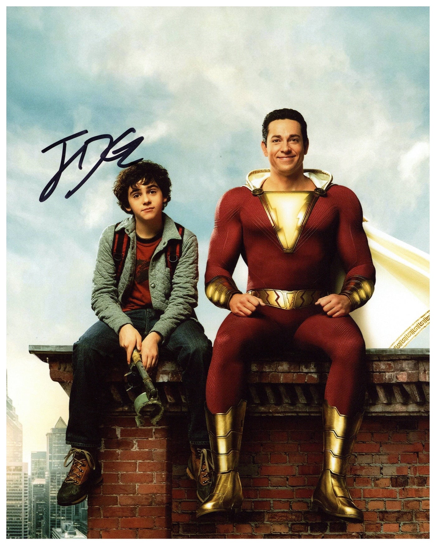Jack Dylan Grazer Autographed 8x10 Photo Shazam Freddy Freeman Signed JSA COA