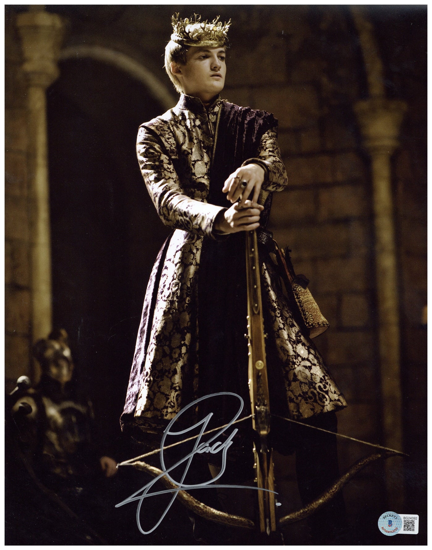 Jack Gleeson Signed 11x14 Photo Game of Thrones Joffrey Autographed BAS COA