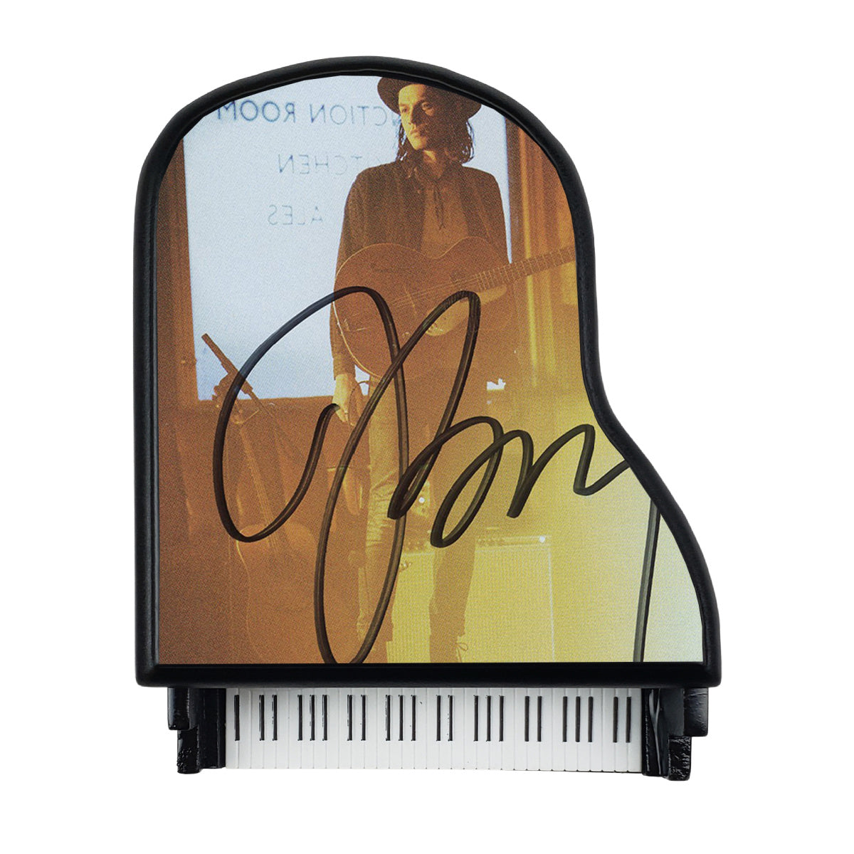 James Bay Autographed Signed Custom Toy Mini Piano ACOA