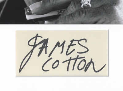 James Cotton Autographed Signed 11x14 Framed Photo BLUES HARMONICA ACOA