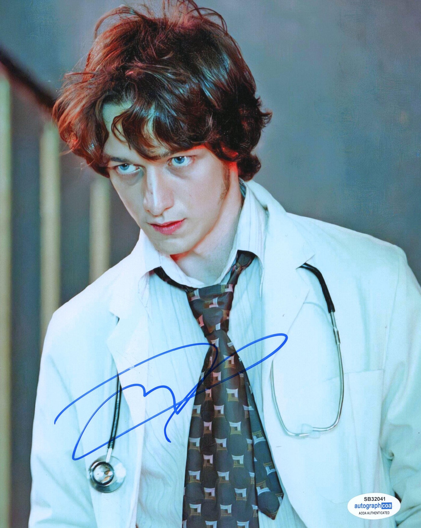 James McAvoy Signed 8x10 Photo The Last King of Scotland Autographed ACOA