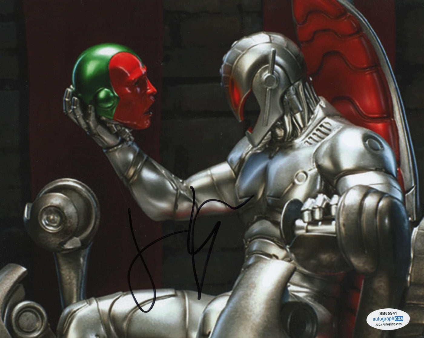 James Spader Autographed 8x10 Photo Marvel Avengers Ultron Signed ACOA #5