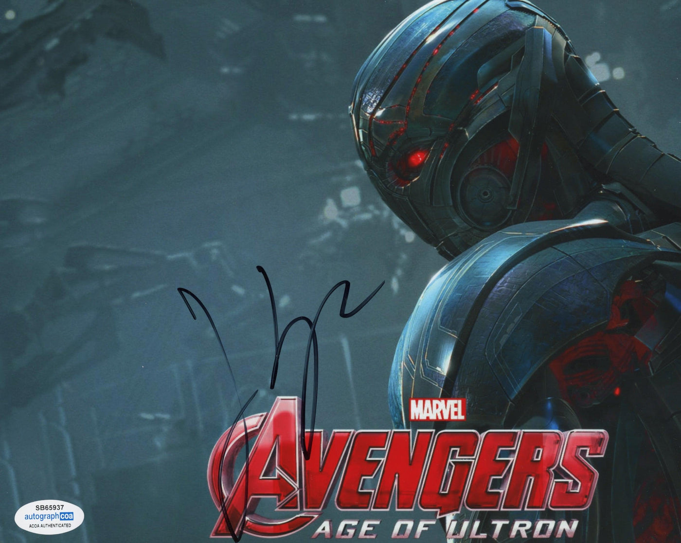 James Spader Autographed 8x10 Photo Marvel Avengers Ultron Signed ACOA