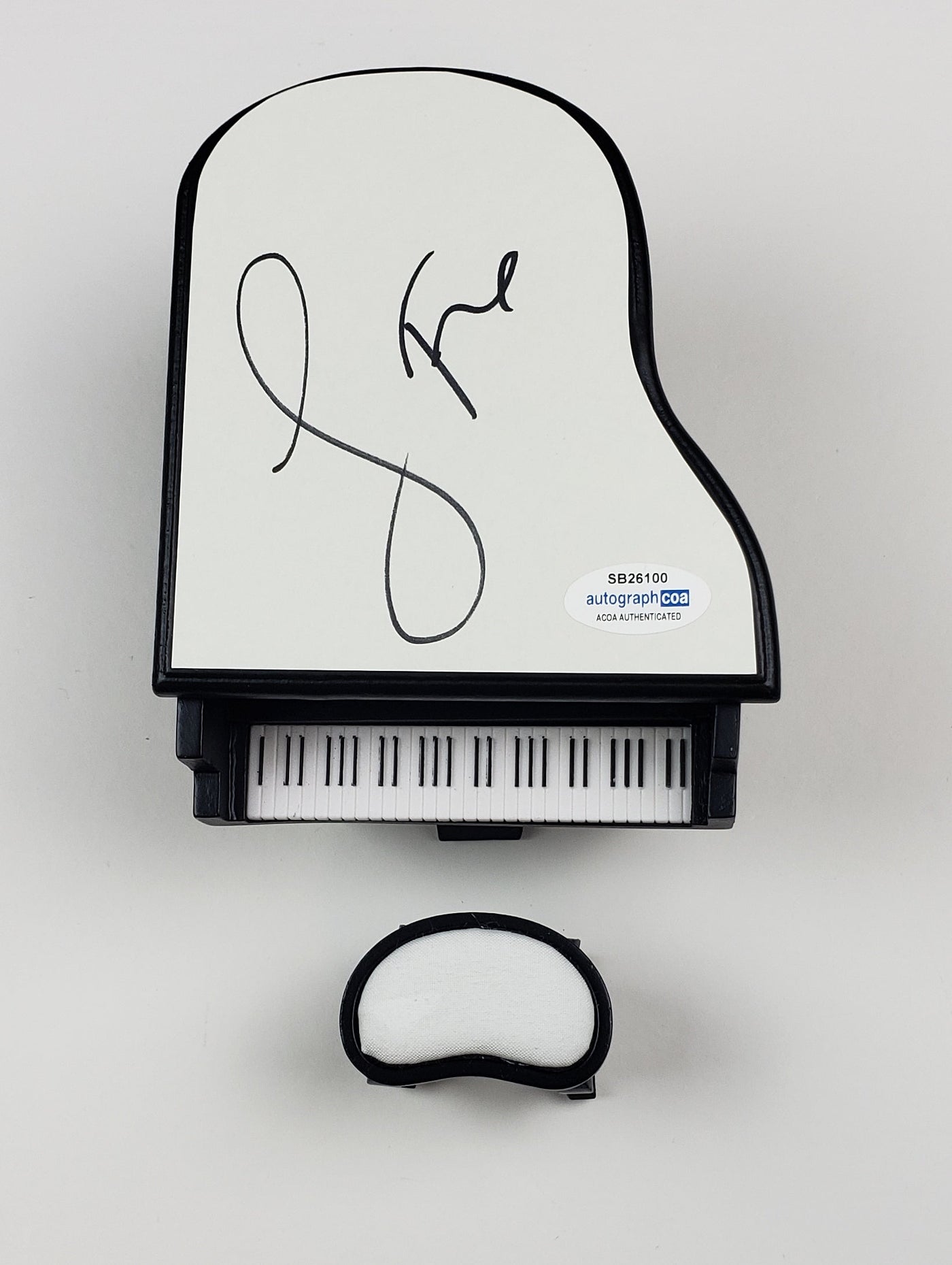 Jamie Foxx Autographed Signed Custom Toy Mini Piano Ray Charles Soul ACOA