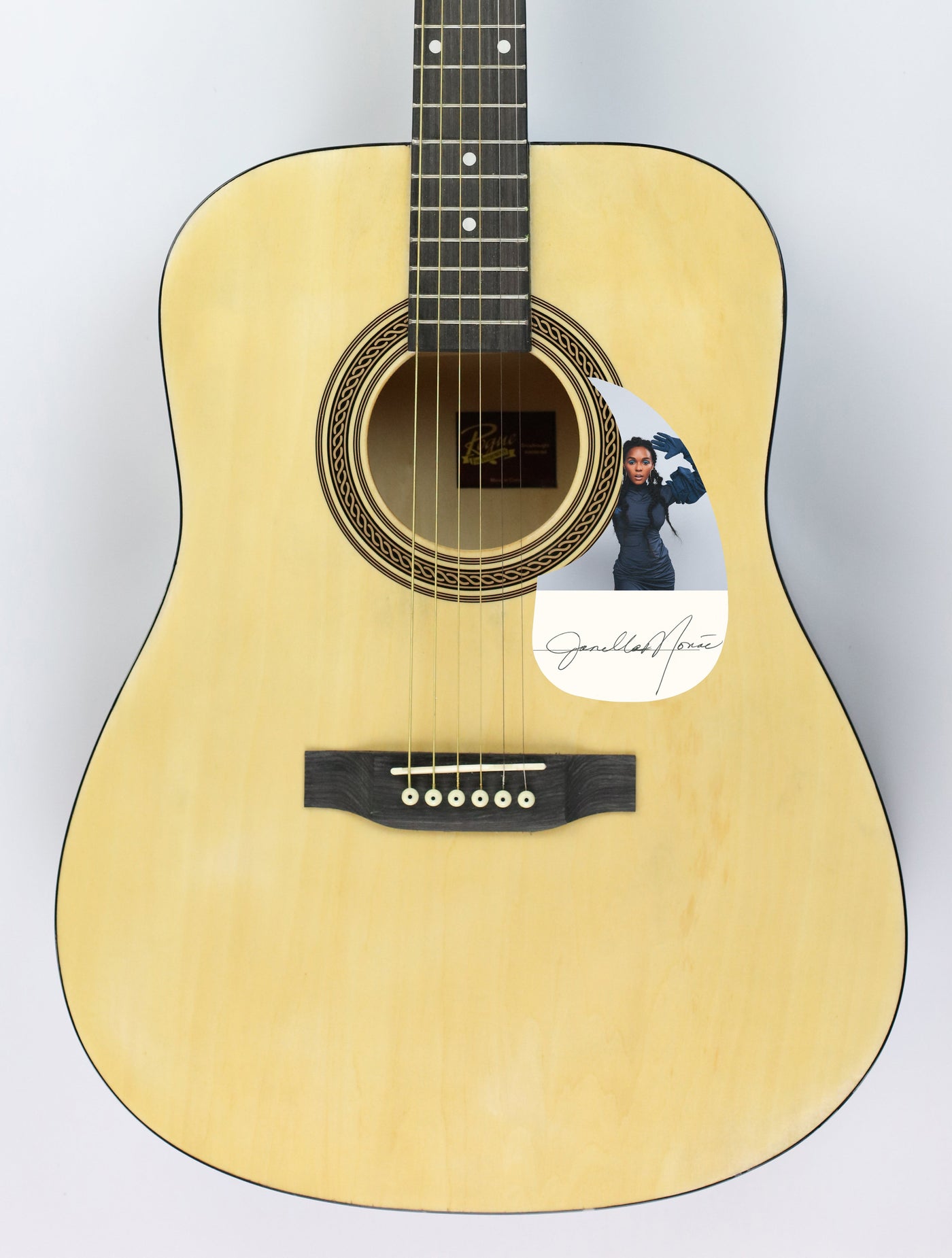 Janelle Monae Autographed Signed Acoustic Guitar ACOA