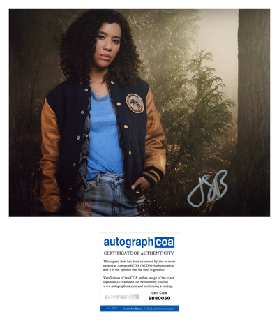 Jasmin Savoy Brown Signed 8x10 Photo Yellowjackets Autographed ACOA