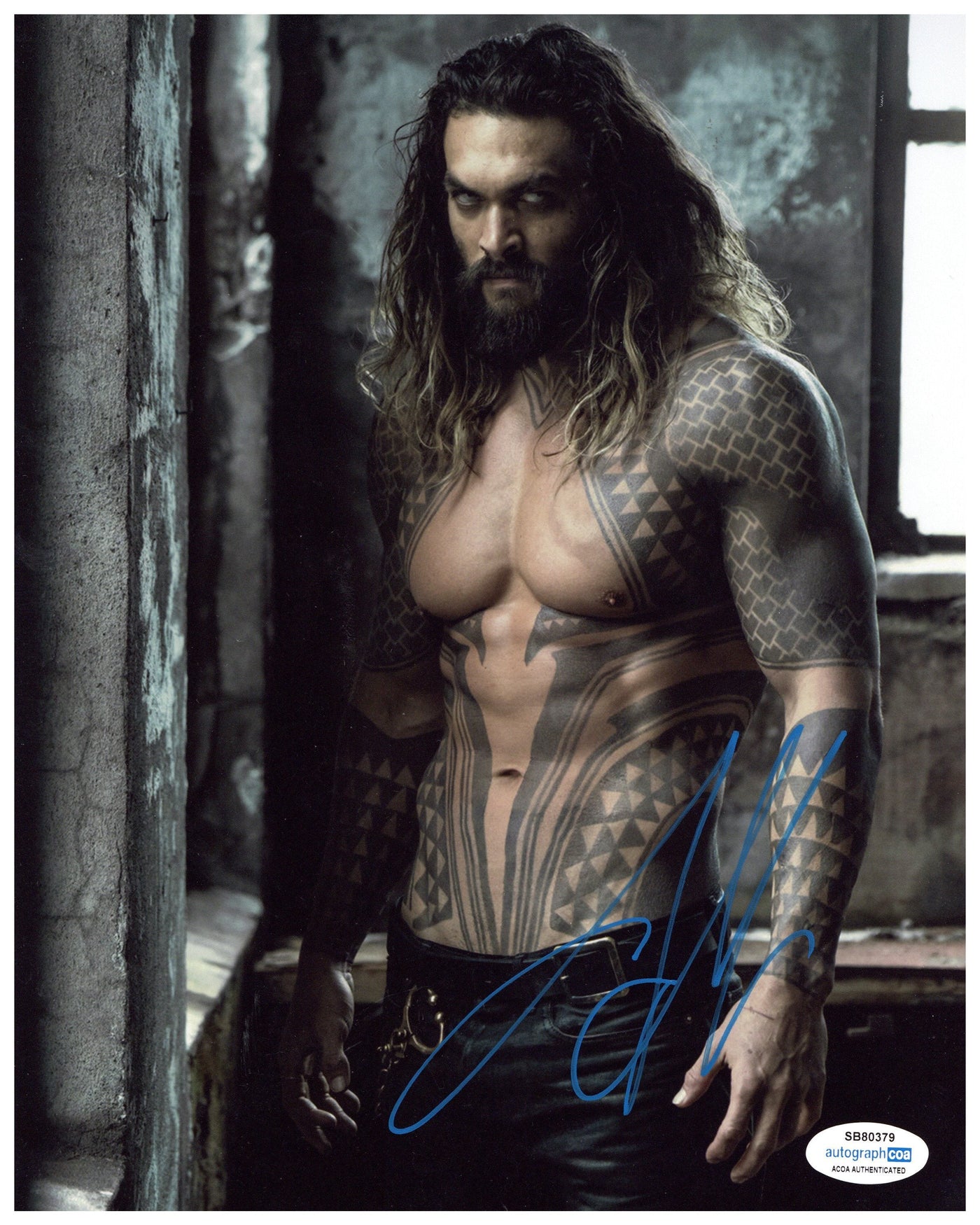 Jason Momoa Signed 8x10 Photo Aquaman Autographed ACOA #1