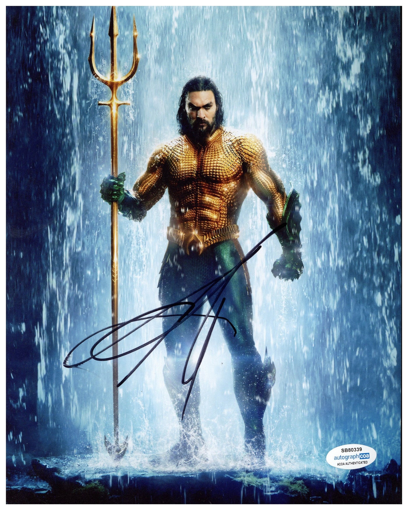 Jason Momoa Signed 8x10 Photo Aquaman Autographed ACOA #2