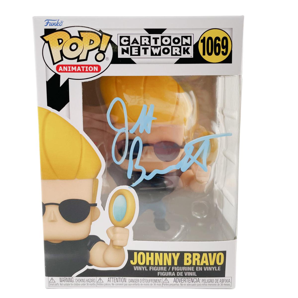 Jeff Bennett Signed Funko POP Cartoon Network Johnny Bravo Autographed JSA COA 2