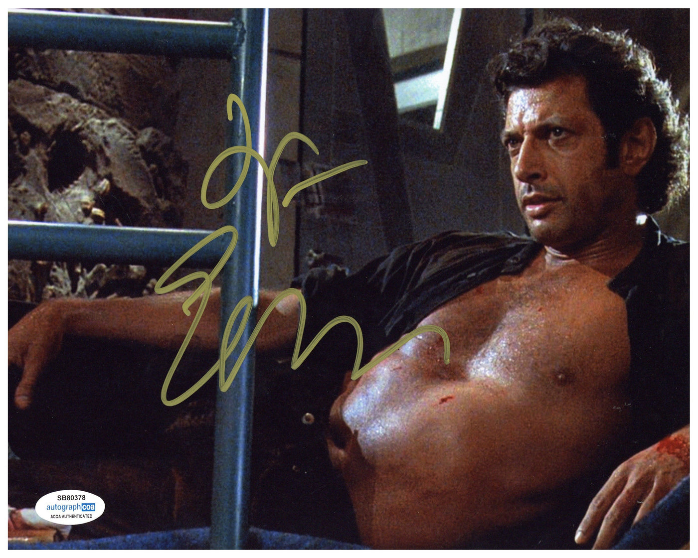 Jeff Goldblum Autographed 8x10 Photo Jurassic Park Signed ACOA