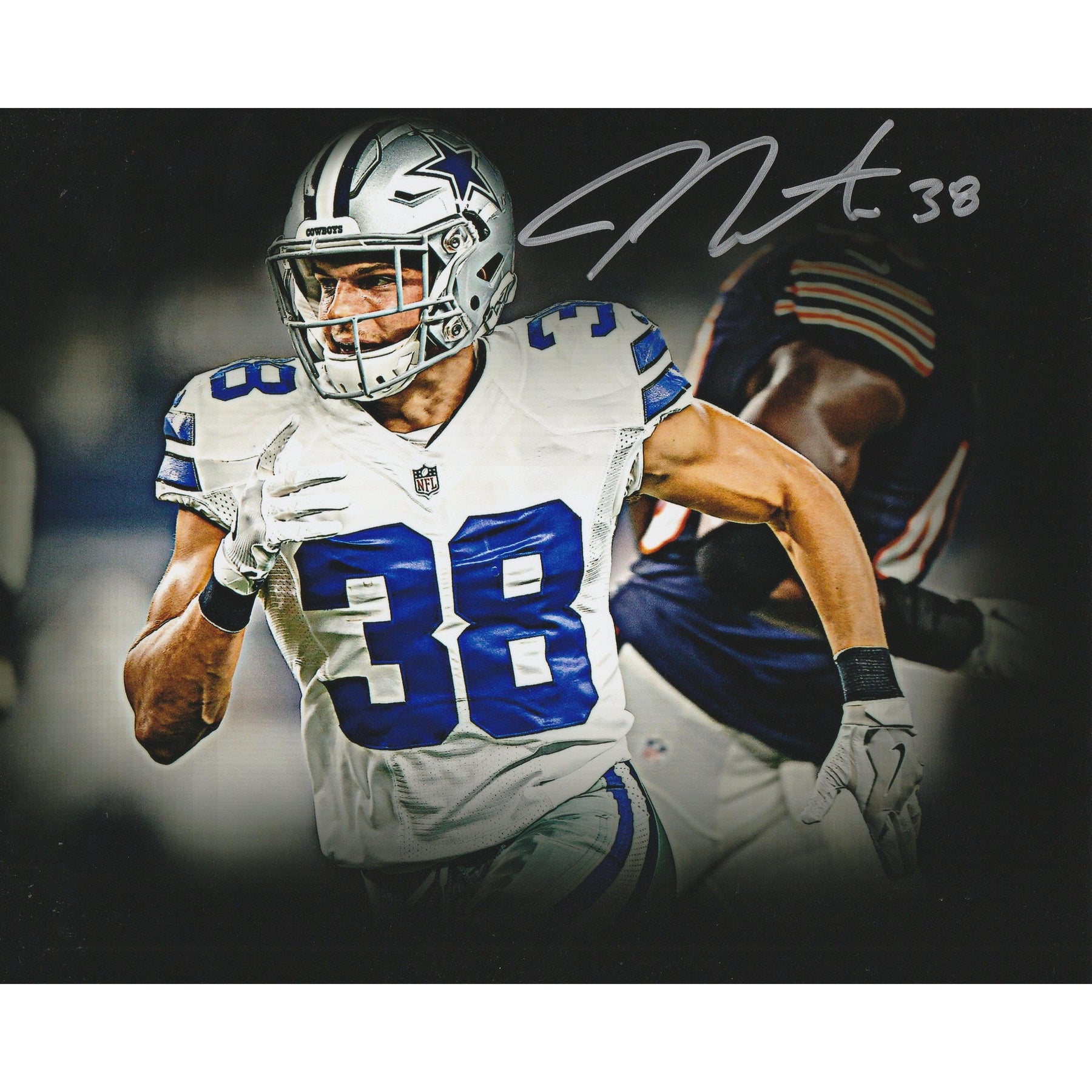 SALE Jeff Heath Autograph 8x10 Photo Dallas Cowboys Signed Zobie COA 1 ...